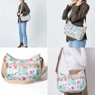 ♥ 小花日韓雜貨 ♥ --Lesportsac 7520防水包斜背逛街多夾層出遊包史努比peanuts新款snoopy