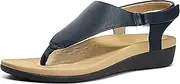 UTENAG Womens Arch Support Sandals Orthotic Adjustable Thong Flip Flops Shoes