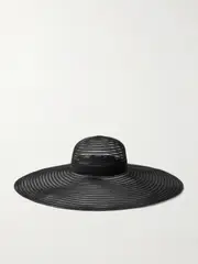 [Eugenia Kim] Eugenia Kim - Sunny Ribbed Mesh Sunhat - Black - One size One size Black
