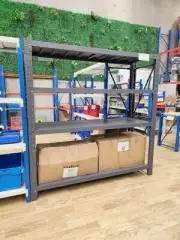 6M*2.4M*0.6M Storage Shelves Garage Warehouse Rack Shelving Steel 800KG Q2