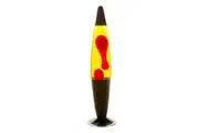 MDI Peace Motion Lamp Lava Bedroom Night Light 10x41cm Black/Red/Yellow