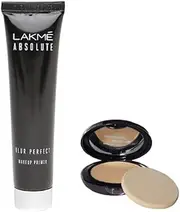 Lakme Set of Absolute Blur Perfect Primer & White Intense Rose Fair Wet & Dry Compact