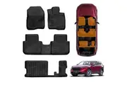 3D Floor Mats for Honda CRV CR-V RS Series 7-Seater 2023-2025 Heavy Duty All Weather TPE Car Mats Carpet Liner Set