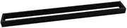 Square Matt Black Single Towel Rail Towel Rack Bar Holder 304 Stainless Steel Towel Ring 600mm