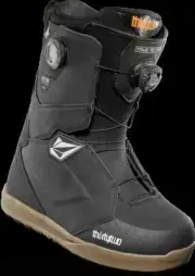 Thirtytwo Lashed Double Boa Men's Snowboard Boot X VOLCOM BLACK/GUM 2024/25'