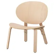 FRÖSET easy chair, white stained oak veneer