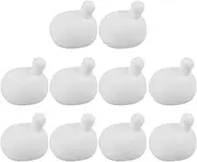 COHEALI 10Pcs White Silicone Squeeze Toy Bubble Inserts for DIY Doll Making, Relief and Tactile Experience, Replaceable Decompression Accessories