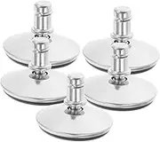 Homoyoyo 5pcs Adjustable Office Chair Leveling Feet for Enhanced Comfort and Floor Protection Durable Construction for Furniture and Swivel Bases