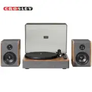 Crosley CR7501A-CL Nocturne 2-Speed Record Player With Speakers - Charcoal