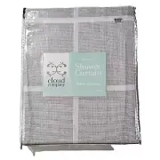 Cloud Company Gavin Shower Curtain Cotton 72x72in Grey