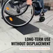 4cm Rise NonSlip Rubber Threshold Ramp for Wheelchairs and Robots 90cm Wide