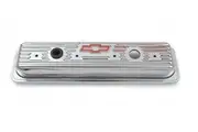 Proform Stamped Valve Covers Centre Hold-Down Chrome Small Block Chev 1987-Later