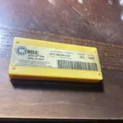 7PCS NEW CIRCLE TPT-2-003-3R CG5 TiN COATED CARBIDE THREADING INSERTS (I39)