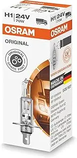 OSRAM 64155 ORIGINAL H1, halogen headlamp, 64155, 24V truck, folding carton box (1 unit)