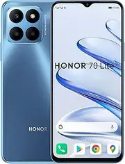 Honor 70 Lite Dual-SIM 128GB ROM + 4GB RAM (Only GSM | No CDMA) Factory Unlocked 5G Smartphone (Ocean Blue) - International Version