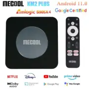 MECOOL KM2 Plus Android 11 TV Box 2G 16G S905X4-B Wifi BT5.0 HDR 4K Prime Video