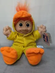 Vintage Russ Troll Doll Kidz 12" Chickee Plush Baby Child Duck Costume Toy Tags