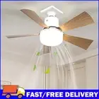 E27 Socket White Ceiling Fan with Remote Control 40W LED for Bedroom Living Room