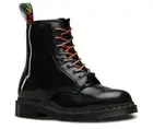 Dr Martens Doc 8 Hole 1460 Black Patent Rainbow 24667001
