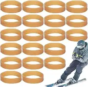 Ski Brake Retainers | 20X Rubber Ski Gear Brake Retainer, Tuning Kit, Outdoor Sports Snowboard Binding Straps for Improved Safety & Fun