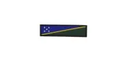 Patch printed embroidered travel souvenir biker backpack flag solomon islands