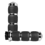 Avon Chrome Velvet Air 3-Ring Grips for 2008 & Up TBW Harley-Davidson Touring