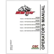 BOB-CAT Fast Cat Mower Owner manual 2007 38 pages