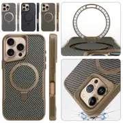 For iPhone 16 Plus 15 14 13 12 Pro Max Magnetic Case Shockproof Stand Back Cover
