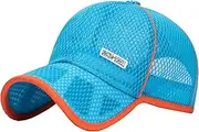[Happy Cherry] Baseball Cap Children's Mesh Summer Baseball Cap Sport Running Boys Girls Hat Cap Adjustable Hat Kids Sun Hat Outdoor Hiking