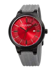 Akribos XXIV Men's Silicone Watch