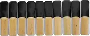 Lwuey Tenor Saxophone Reed, Traditional Reeds for Alto 1.5 Strength Replacement Stable Sound Kit Thinner Vamp Cut for Ease of Play Musical Instrument Workmanship Accessories Beginner Player 10PCS