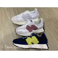 在飛比找蝦皮購物優惠-NEW BALANCE NB327 女款櫻花粉白絲綢 WS3