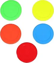 Mipcase 5pcs Air Hockey Pucks Mini Air Hockey Pucks for Kids and Adults for Desktop Ice Hockey Game Accessories