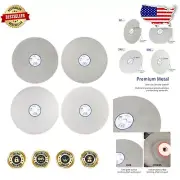 4-Piece 8" Diamond Coated Grinding Discs - Ideal for Jewelry Faceting Machines