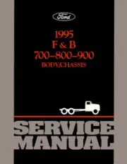 1995 Ford Heavy Medium Duty Truck Shop Service Repair Manual Book Engine Wiring
