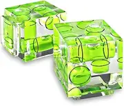 SENHAI Triple 3 Axis Hot Shoe Bubble Spirit Level Compatible Compatible for Canon Nikon Pentax DSLR Camera (2 Pack)