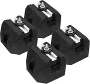 Yarssihha 4pcs Mini Split Rubber Base Pad for 9000-60000 BTU Ductless Air Conditioner Heat Pump, Heavy Duty Anti-Vibration Mini Split Mounting Pad, Floor Mount Base Kit