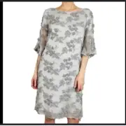 Sundance Princess Dreams Dress Womens Small Embroidered Sterling Flutter Sleeves