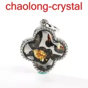 34.2Ct Pallasite Meteorite Pendant Brenham Meteorite Necklace --O12