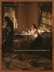 1988 Woman in Restaurant Vintage Print Ad/Poster Authentic Retro Phone Art 80s
