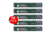 Starbucks By Nespresso Decaf Espresso Roast Coffee Pods Capsules 50 Pack