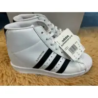 在飛比找蝦皮購物優惠-【ADIDAS】 SUPERSTAR UP 內增高女鞋 -F