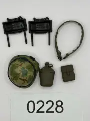1/6 Scale -Vietnam-US Hemet- Belt -Claymore Mines -Canteen -Pouch - AS IS - 0228