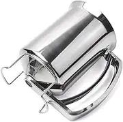 Pancake Dispenser,Stainless Steel Pancake Batter Dispenser for Griddle - 900ML Cooking Utensil with Lid Silicone Batter Outlet for Baking Cake Crepes Waffles