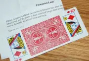 The Elongated Lady (Bicycle poker) --Peter Kane's stretching card illusion TMGS
