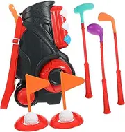 Toyvian 1 Set Golf Set Lightweight Golf Suitcase Game Fun Garden Plaything for Boys and Active Play