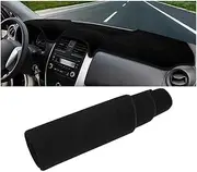 Car Dashboard Cover Dash Mat Car Dashboard Cover Dash Sun Shade Pad Mat for N&issan for Versa Sedan N17 2012 2013 2014 2015 2016 2017 2018 2019(LHD Black Side)