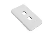 2 Terminal Connector Custom Wall Plate Wallplate Clipsal DIY Home Theatre White