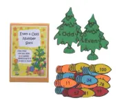 Teacher Made Math Learning Center Resource Game Even & Odd Number Sort