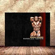 Dorian Yates Poster Muscle Man Bodybuilding Poster Workout Poster Home Gym Decor Exercise Motivational Quote Art Prints Inspirational Wall Art Gym Poster 0315230